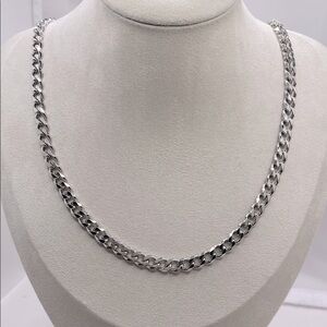 Stainless steel Cuban link necklace